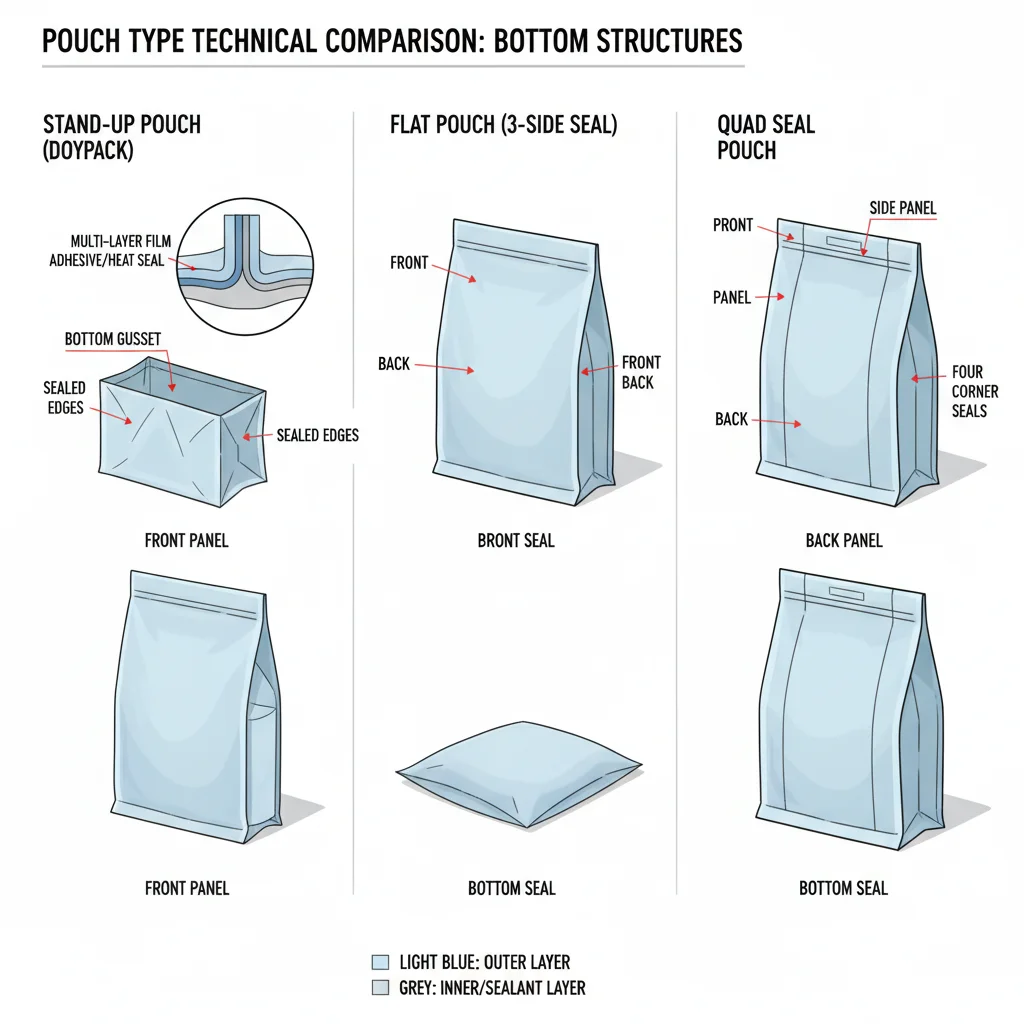 スタンドパウチの種類比較