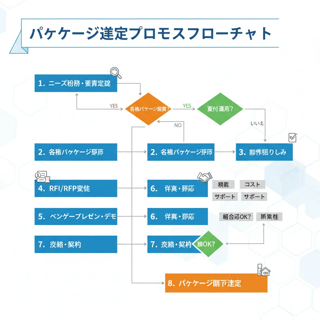 パッケージ選定プロセス